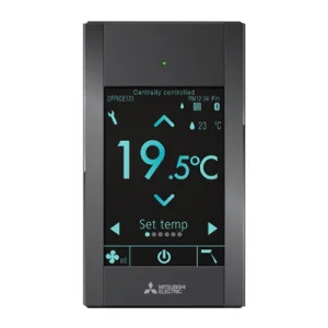 Mitsubishi Electric PAR CT01MAA Touch Remote Controller Pearl Black